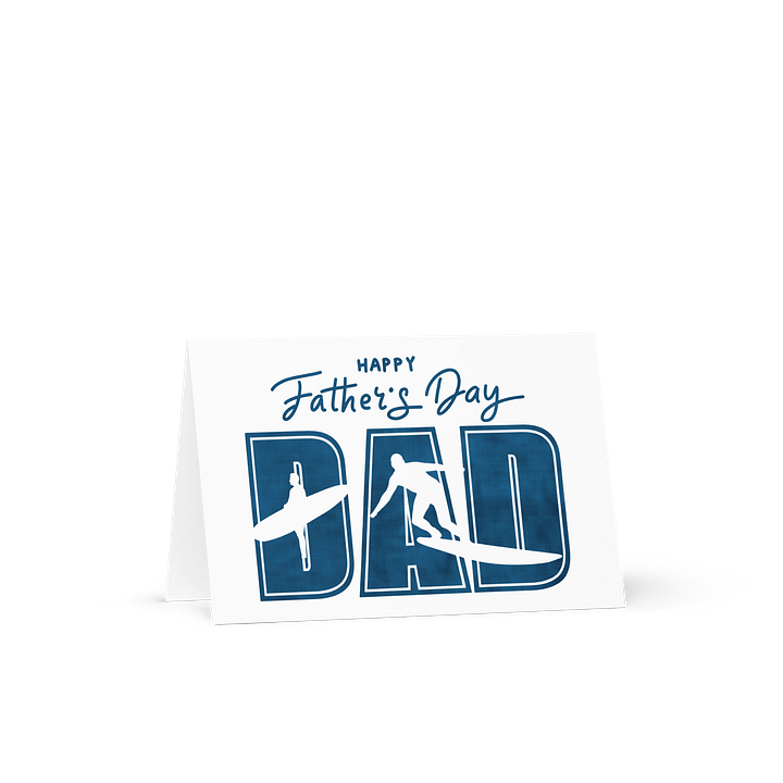Surfing Dad Father's Day Card product image (1)
