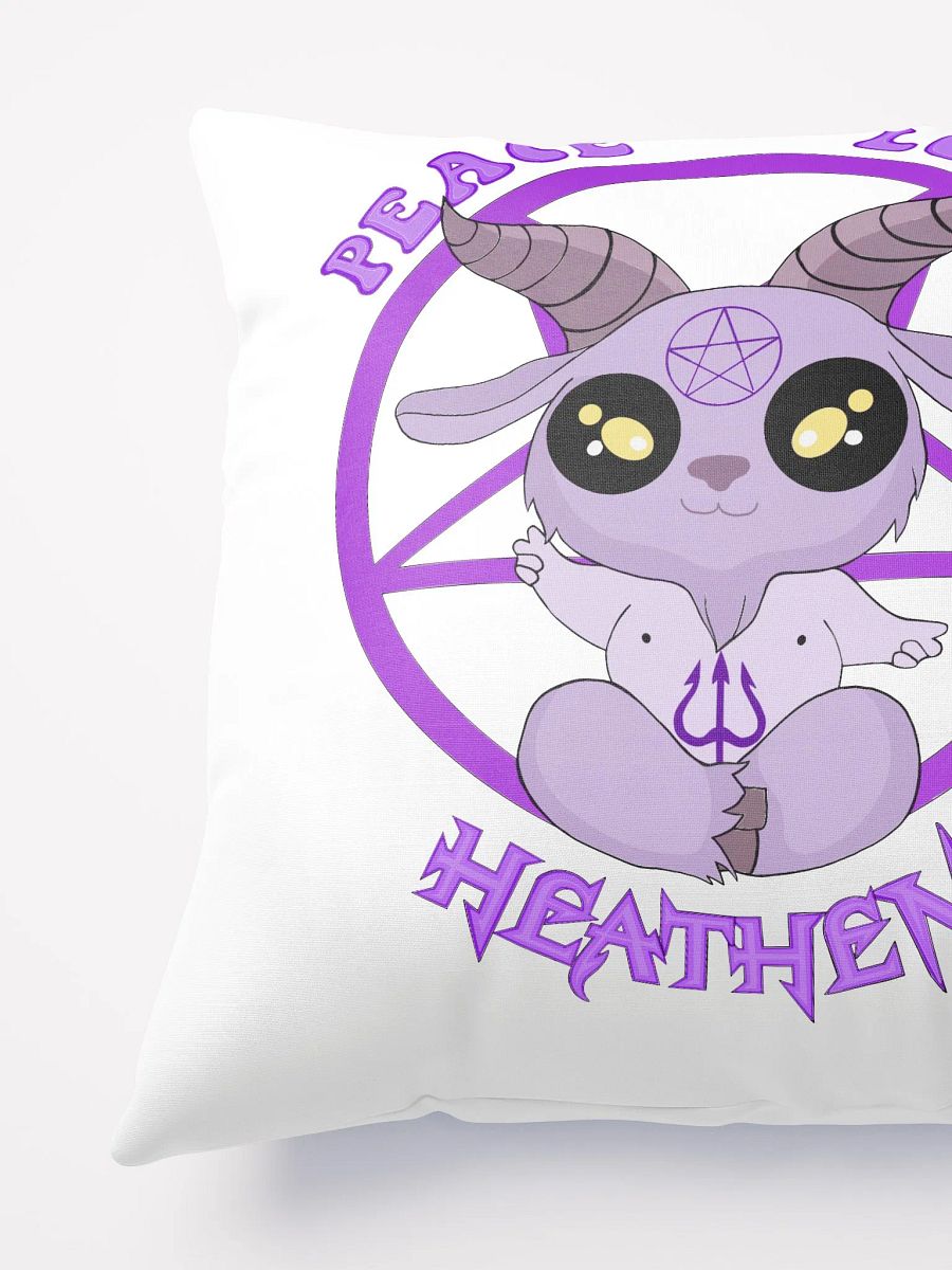 Double Sided Pillow - Peace, Love, Heathens product image (3)
