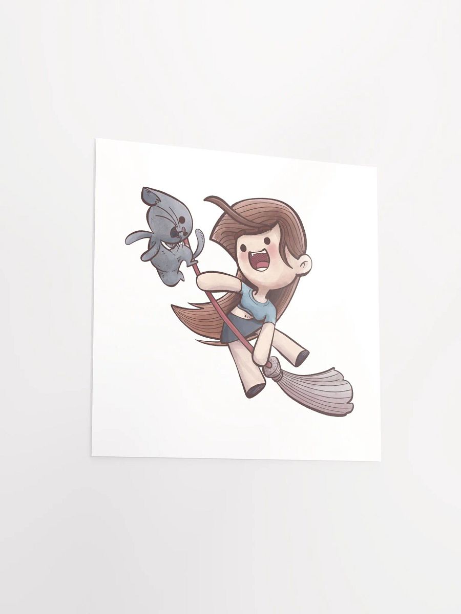 She & Her Pet | Matte Paper Poster product image (3)
