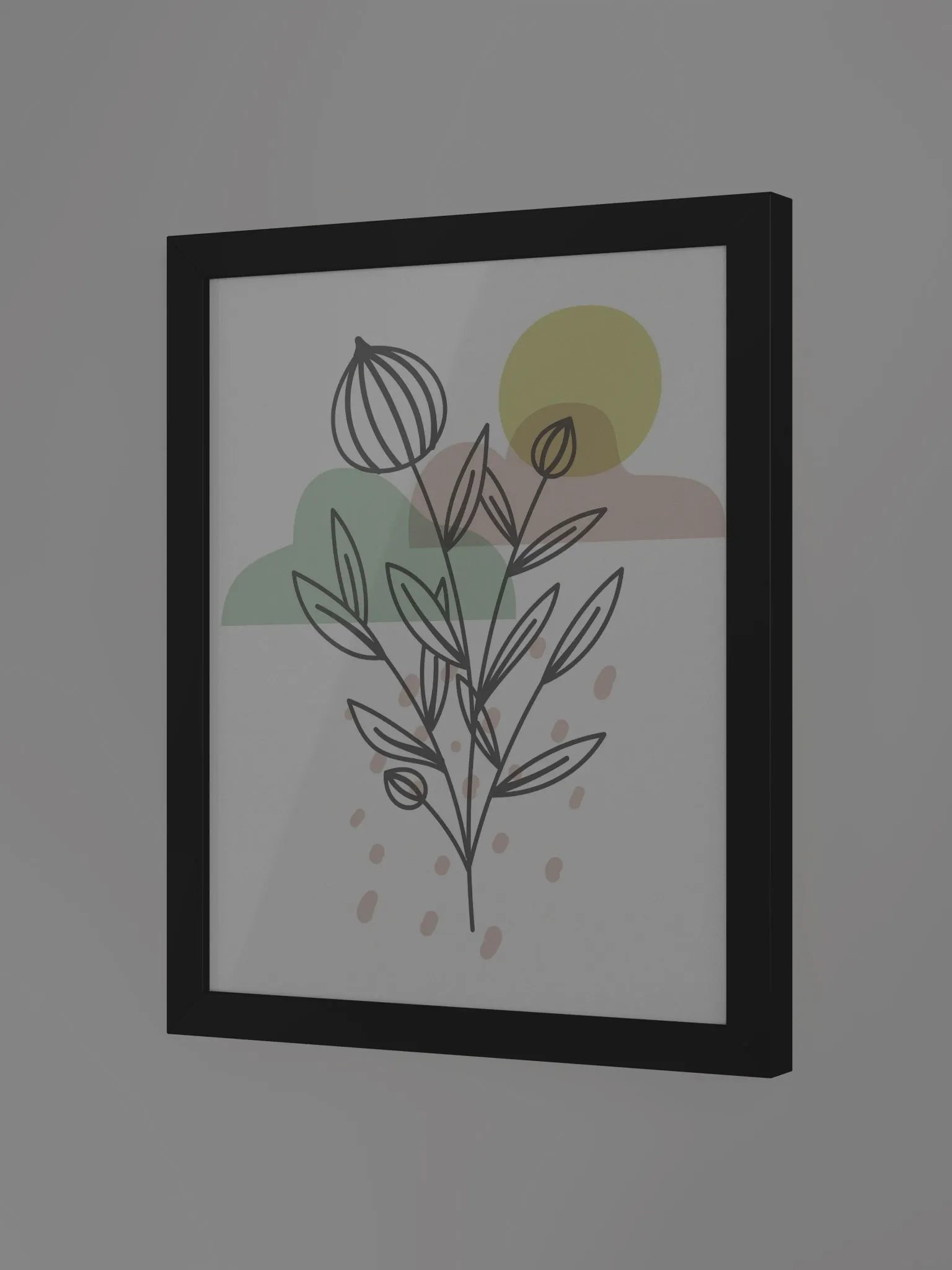 Botanical Bliss: Framed Matte Poster product image (20)