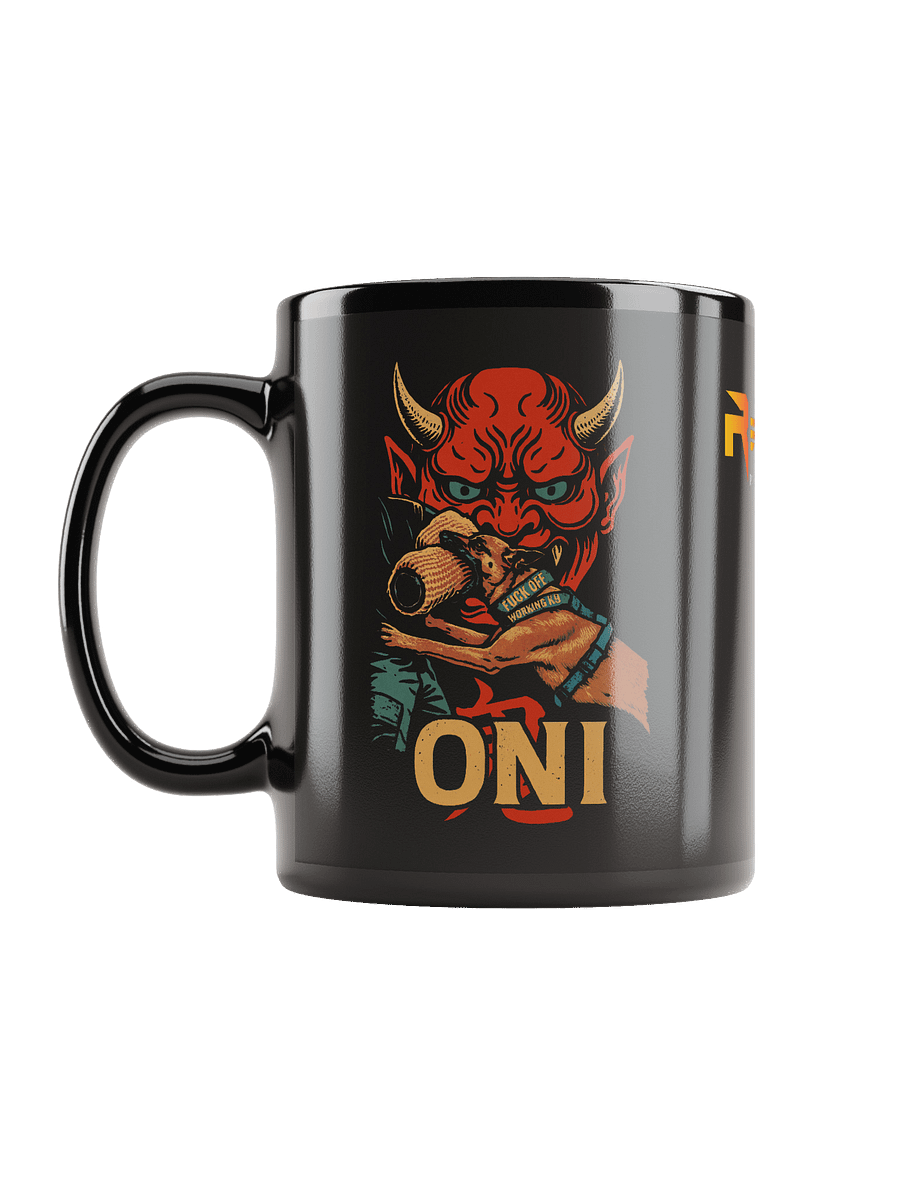 Oni Black Glossy Mug product image (6)