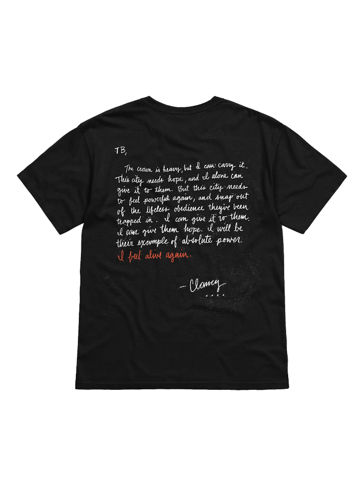 Clancy's Final Letter Tee product image (2)