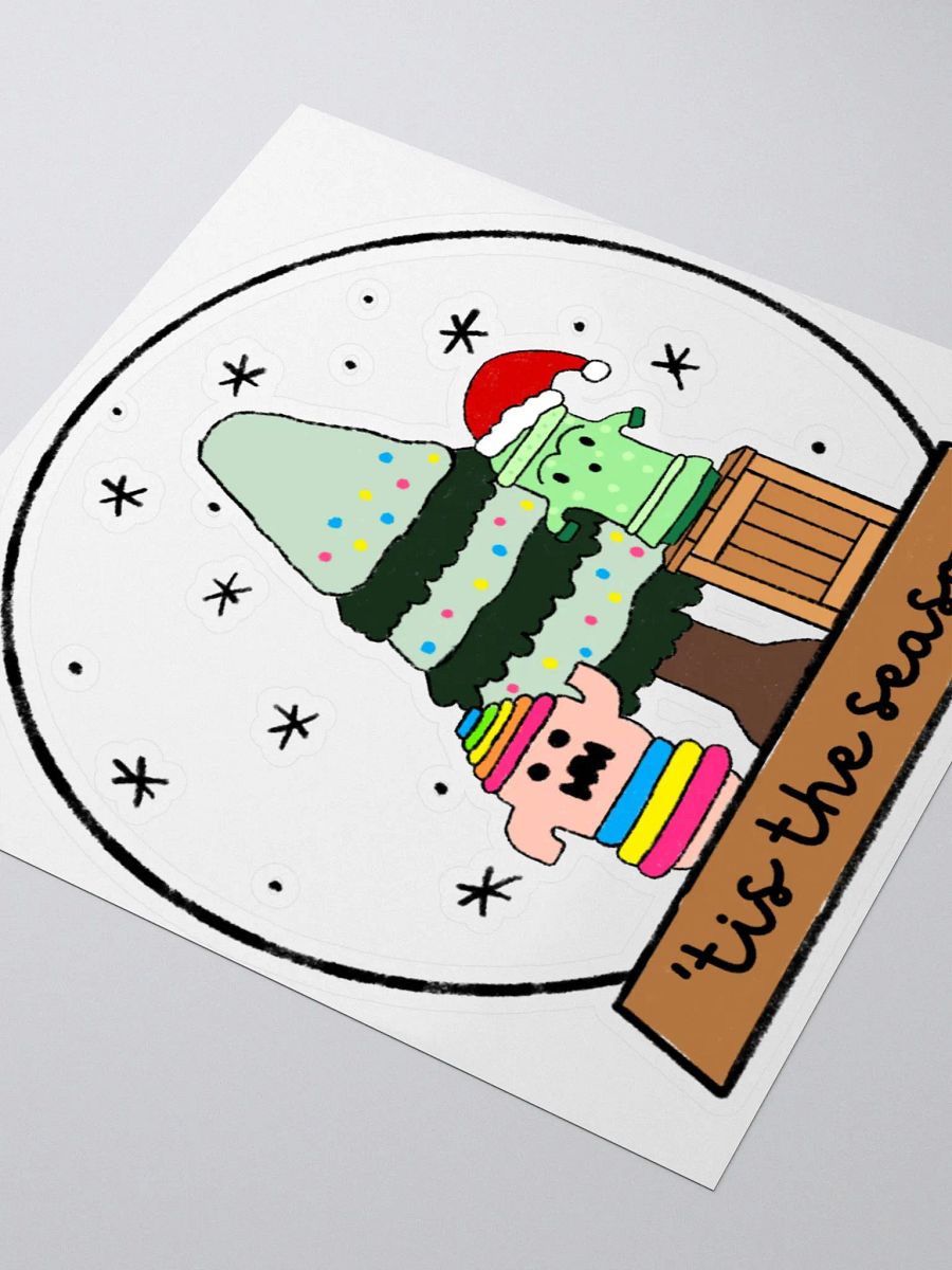 Gyroid Snow Globe Sticker product image (3)