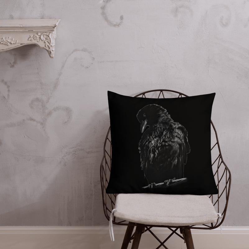 Black Crow II Pillow product image (2)