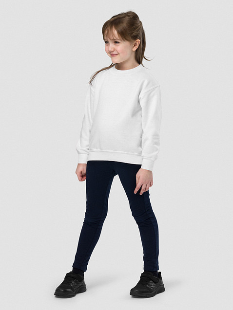 Photo showing Gildan Youth Crew Neck Sweatshirt