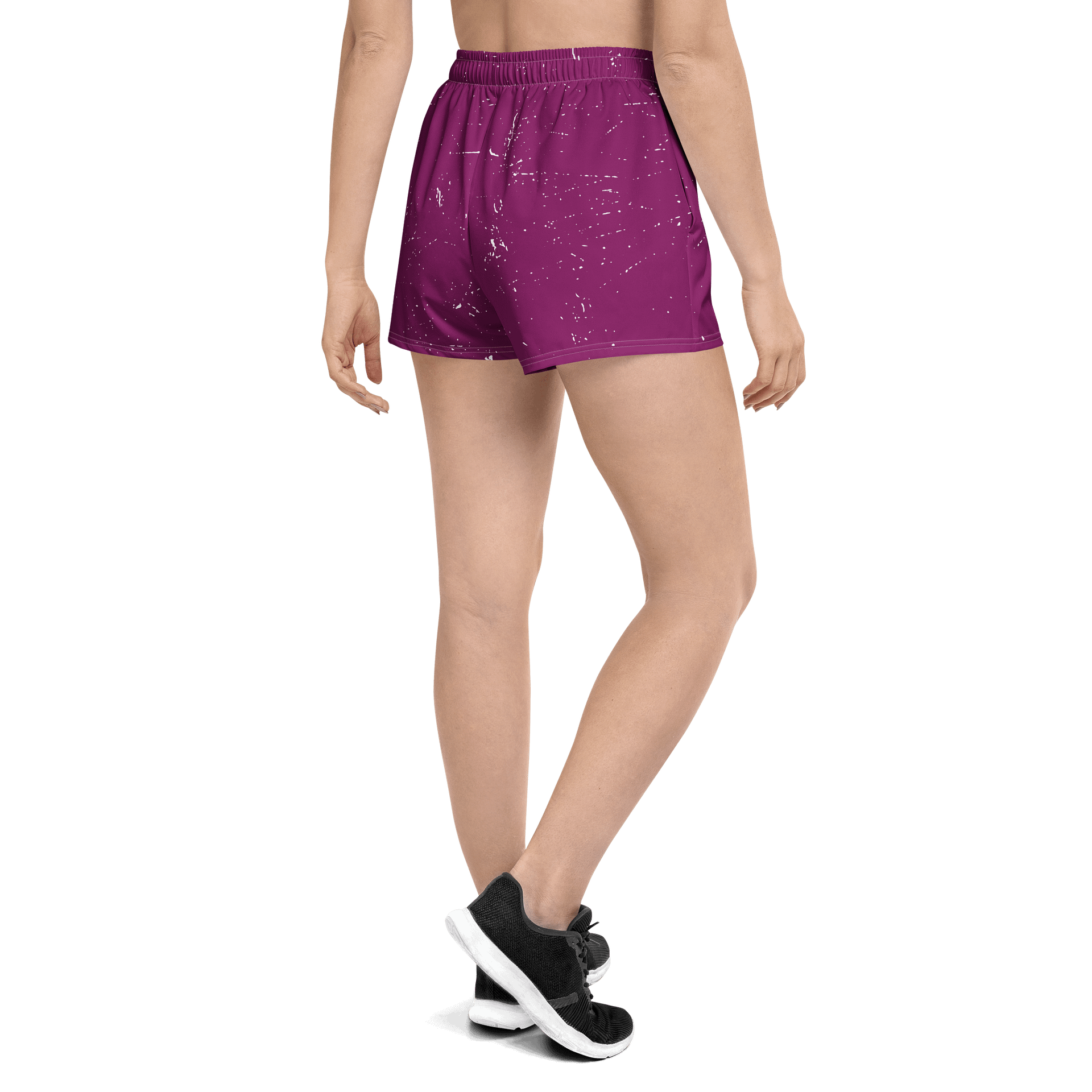 Distressed Violet All-Over Athletic Shorts product image (4)