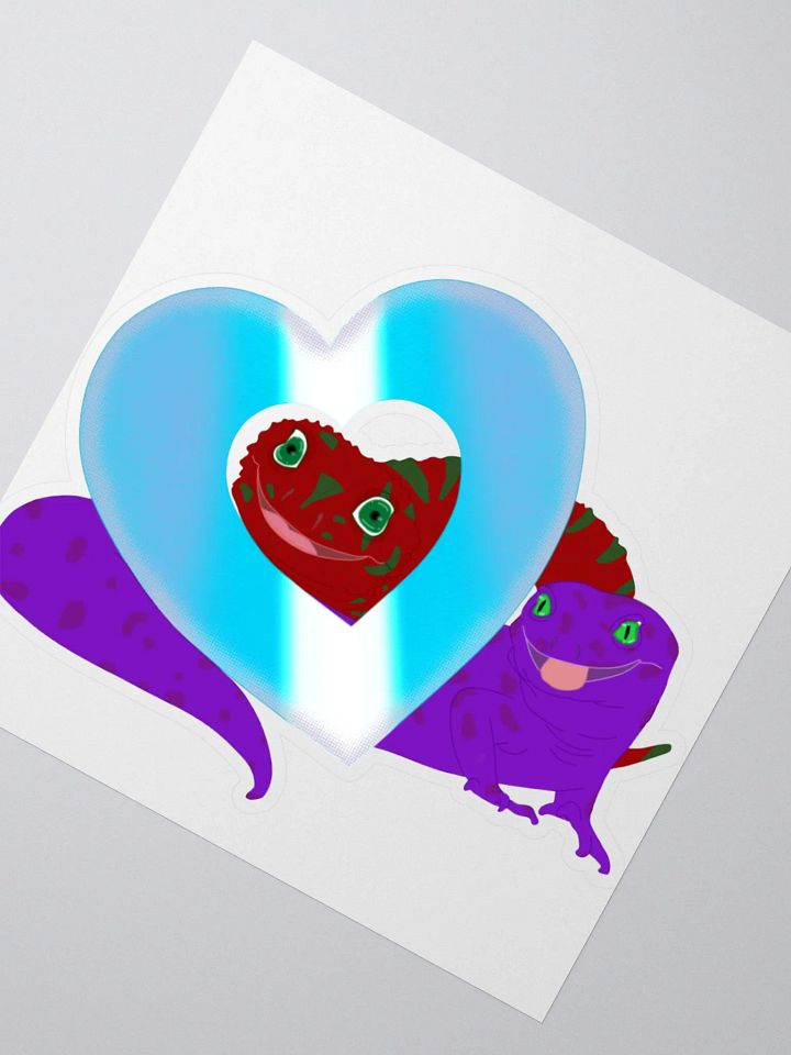 Gecko Love Sticker product image (2)