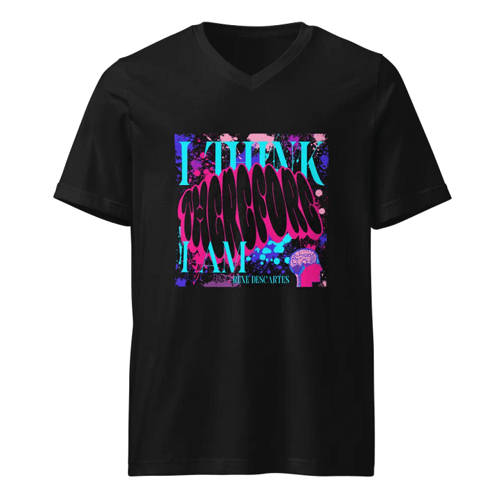 i think, therefore i am. V-Neck Tee product image (1)