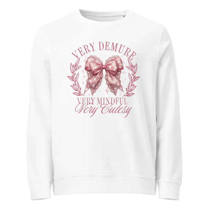 'Very Demure' Organic Sweatshirt product image (21)
