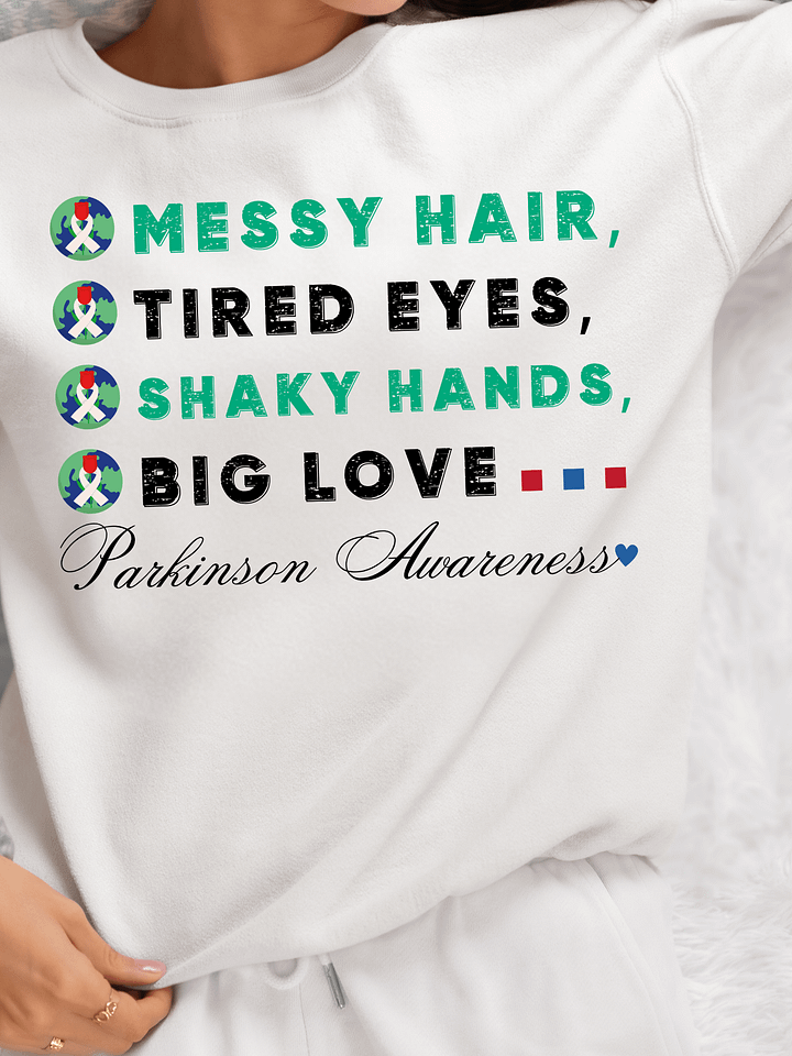 Messy Hair & Shaky Hands Gildan Crewneck Sweatshirt product image (1)