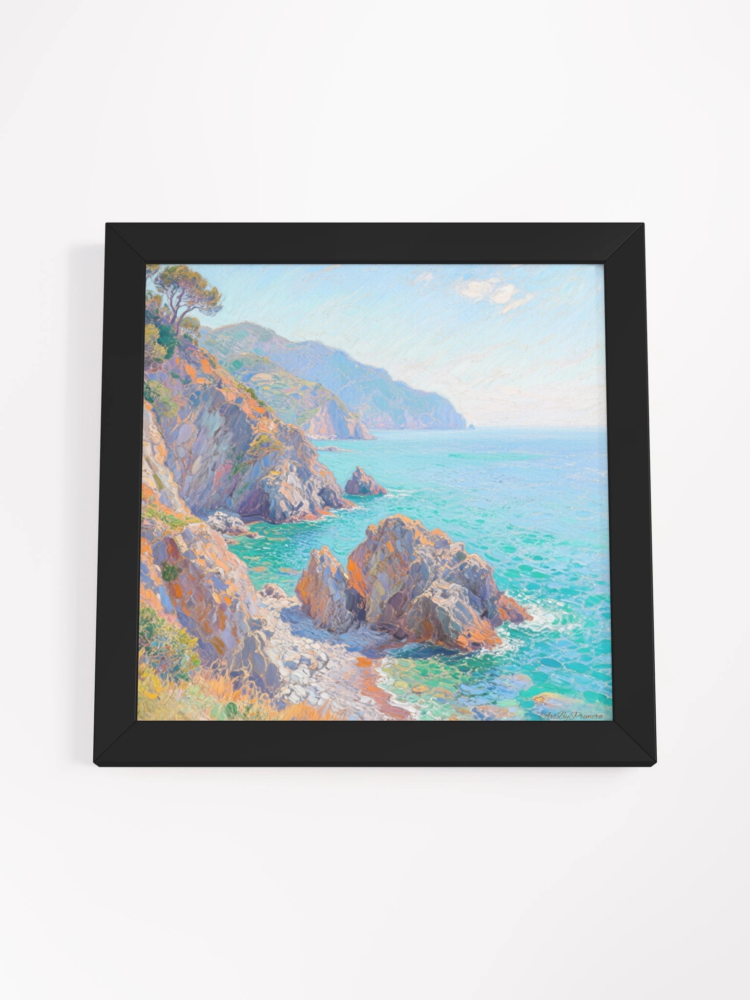 Monterosso al Mare Coastline - Framed Poster product image (4)