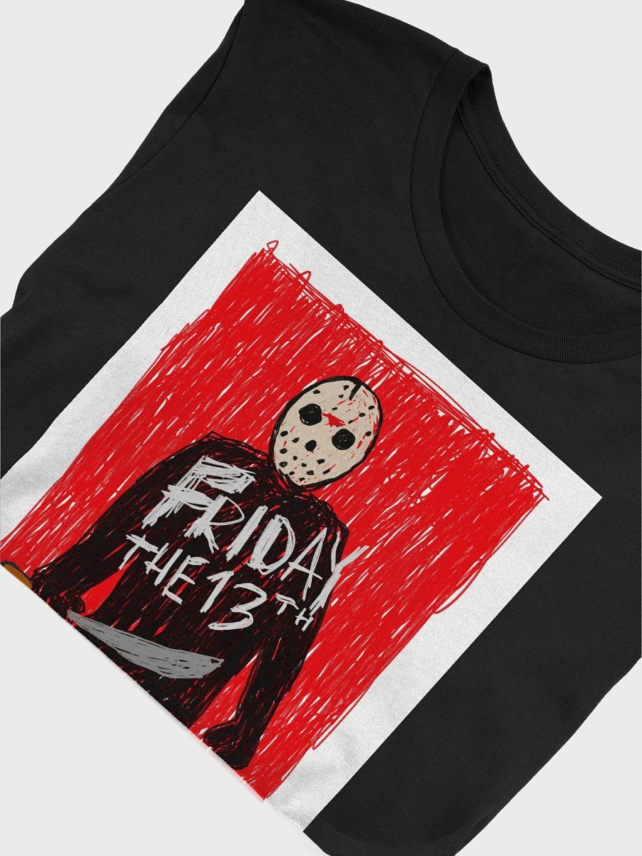 🔪 "JASON" CreepyKids Girl Horror Tee Art Print🔥 product image (5)