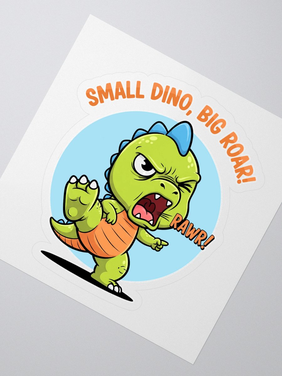 Dino Tiny Roar Power Kiss Cut Sticker product image (2)