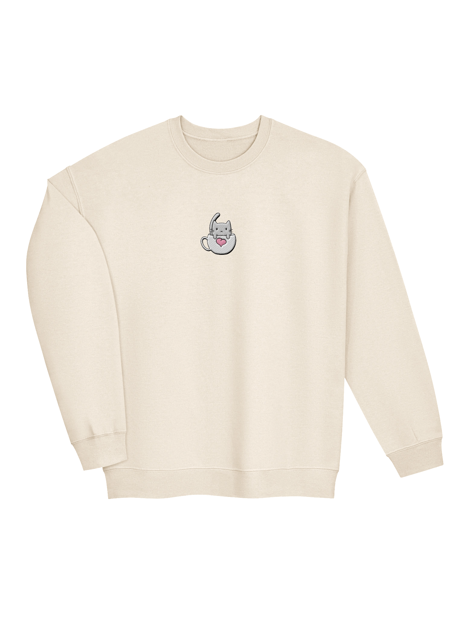 Softie's Café Logo Sweatshirt || Centered, Embroidered product image (3)