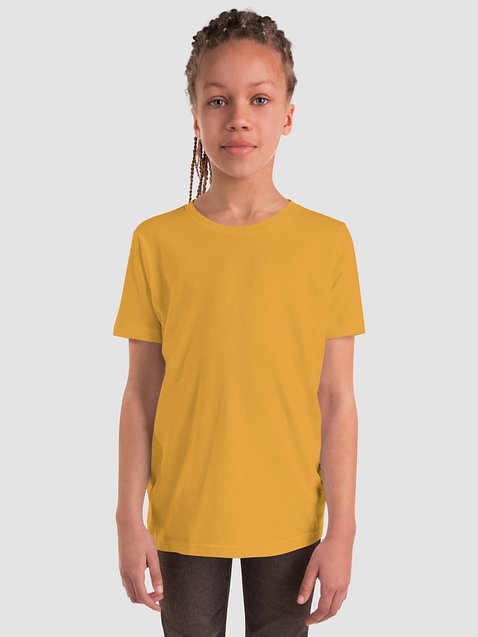 Photo showing Bella+Canvas Youth Short Sleeve T-Shirt