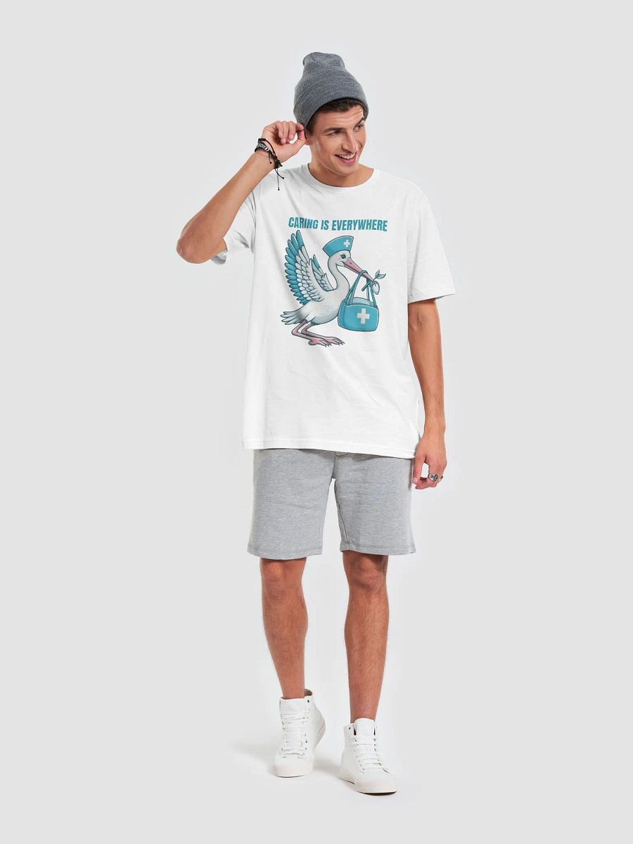 Caring is Everywhere Stork Nurse T-Shirt product image (62)
