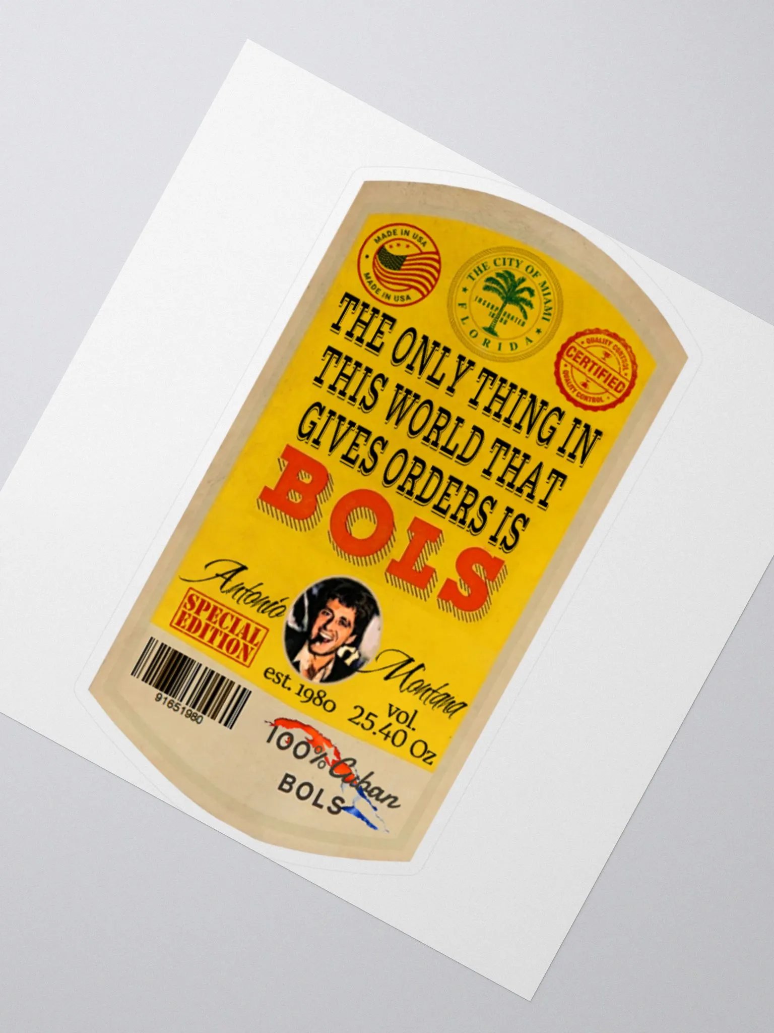 Antonio Montana's BOLS Gin Kiss Cut Stickers product image (2)