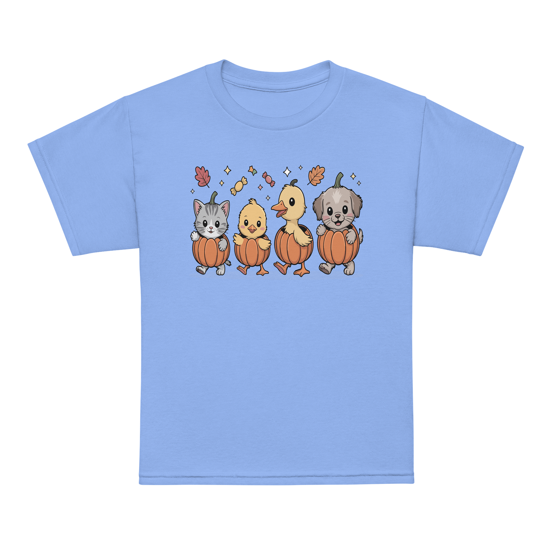 Pumpkin Parade Pals – Cute Halloween Tshirt for Kids product image (41)