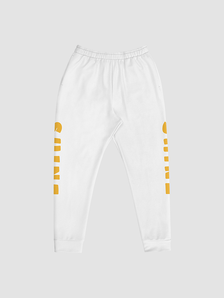 ✧SHINE✧ Unisex Fleece Sweatpants White product image (2)