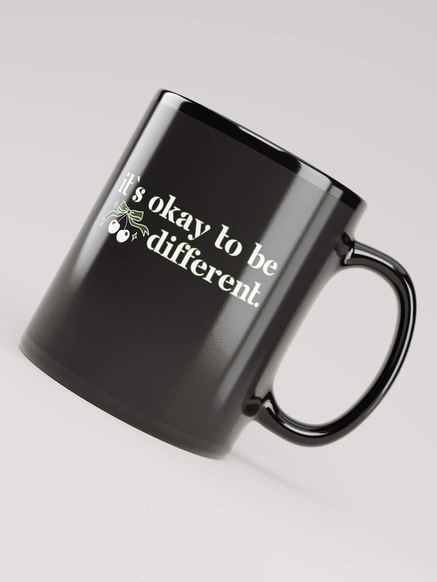 It`s Okay to Not Be Okay Black Glossy Mug product image (4)