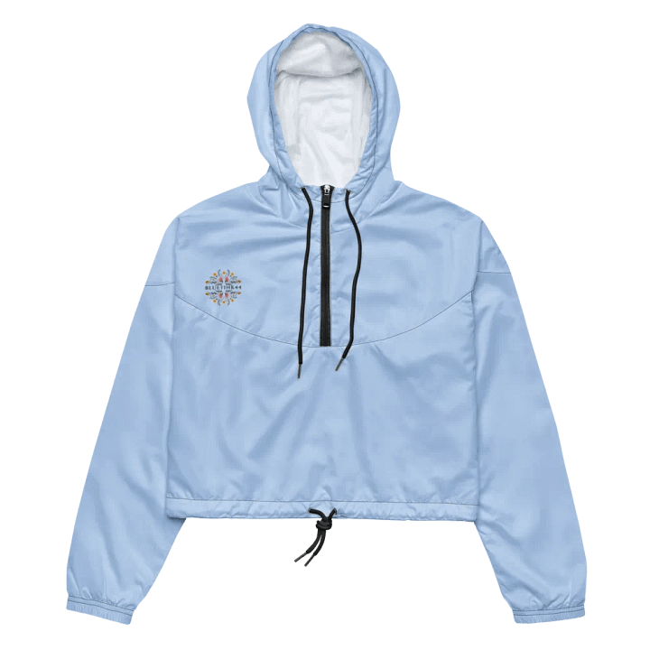 BlueTink44 Vintage Floral Bliss Women's Windbreaker product image (2)