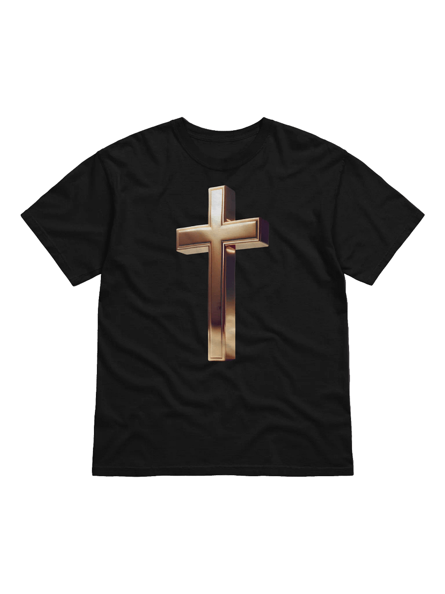 Reflective Cross Gold T-Shirt product image (3)
