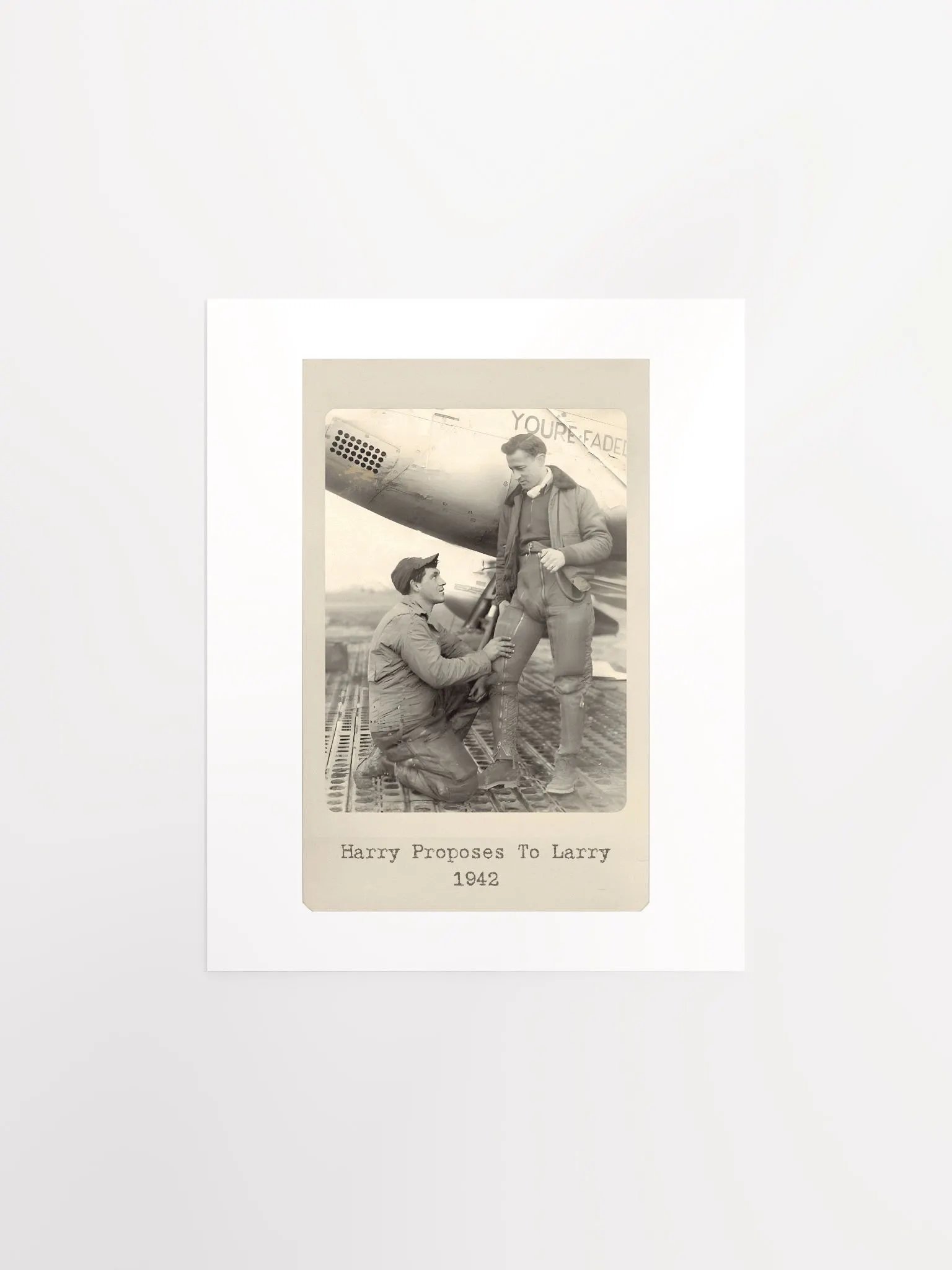 Harry Proposes To Larry 1942 - Print product image (1)