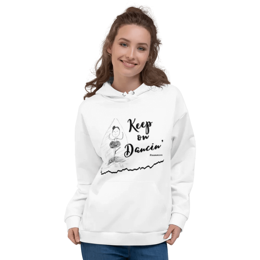Keep Dancin' - White PULLOVER Hoodie product image (2)