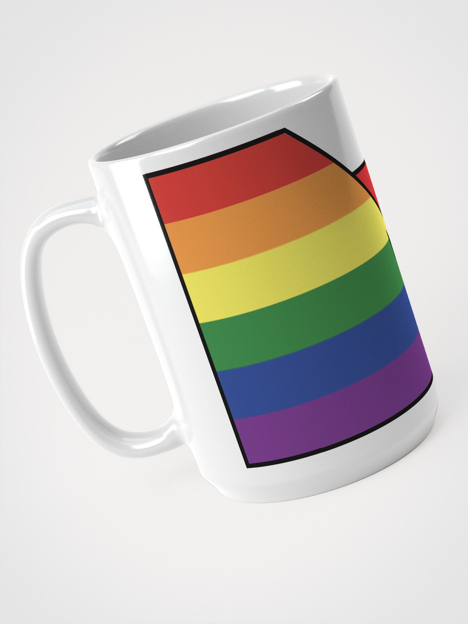 Faulted Pride Flags- Rainbow Mug product image (3)