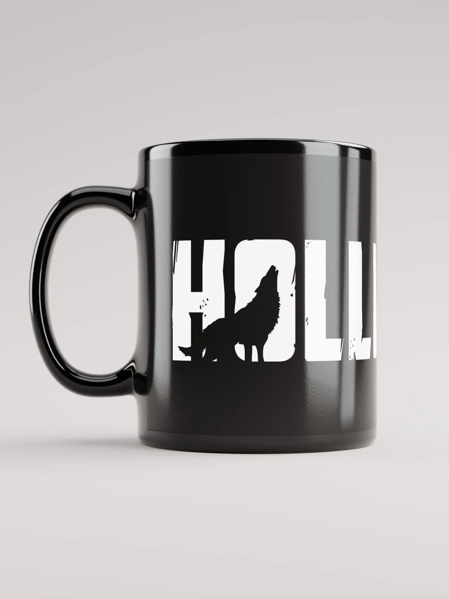 Holliedayz logo black mug product image (11)