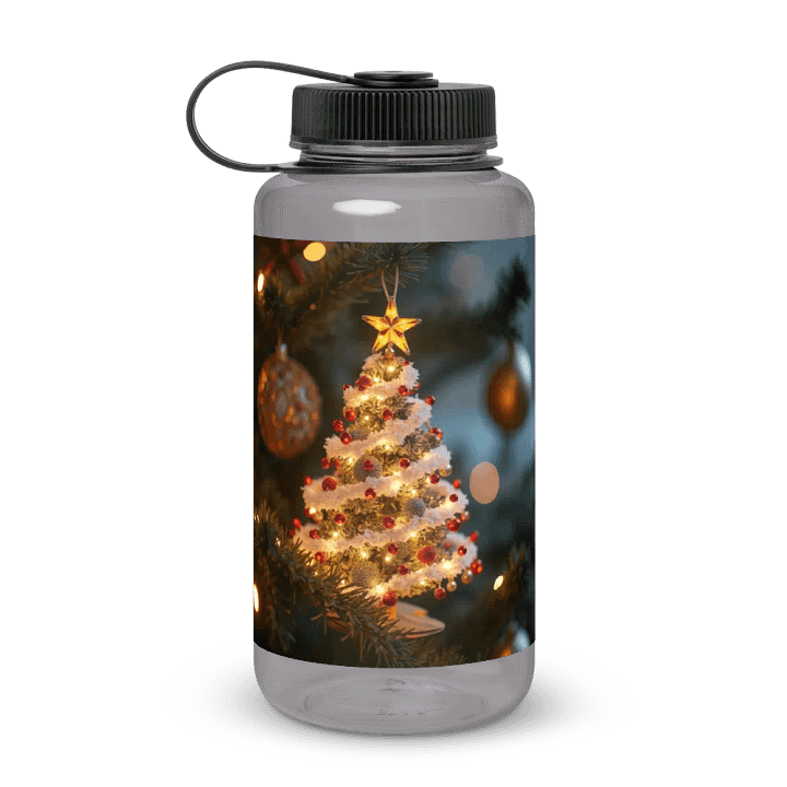 Festive Tree Ornament Water Bottle product image (1)