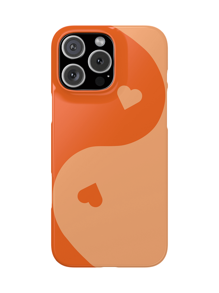 Orange Soda Yin Yang Heart iPhone Case product image (13)