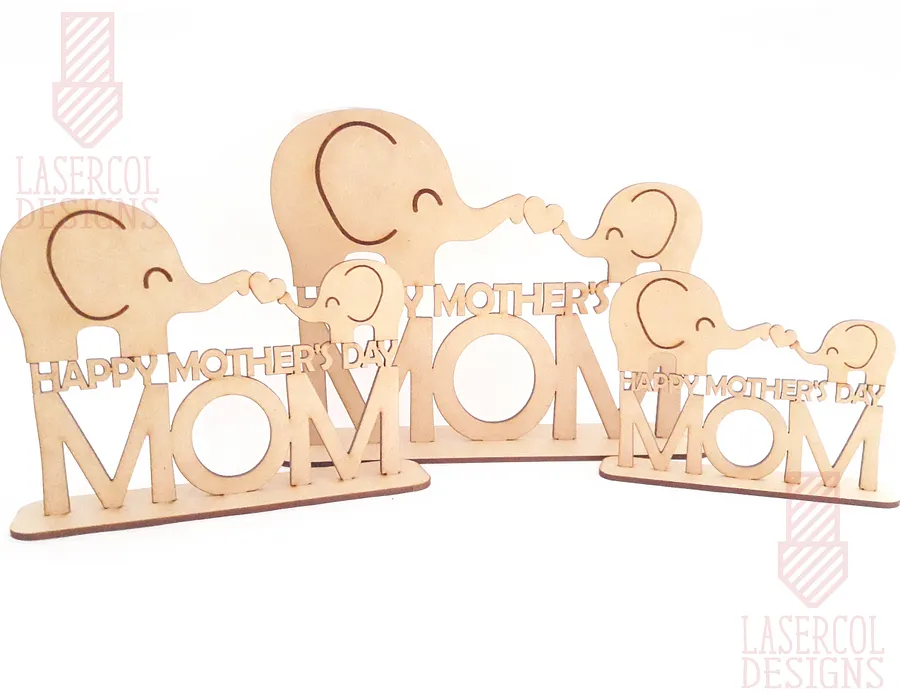 Mother's Day Gift Plaque (Three Sizes) Set 1 - Laser Cut Files product image (7)