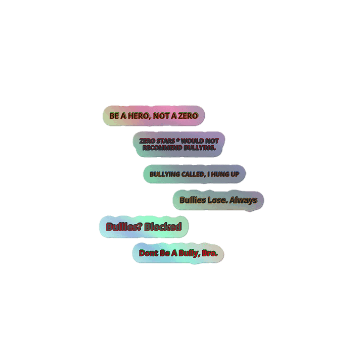 Empowerment Holographic Sticker Pack product image (1)