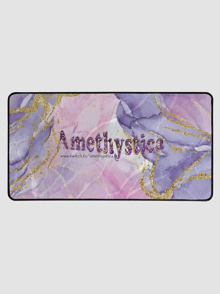 Desk Mat: Amethystica watercolor marble product image (1)