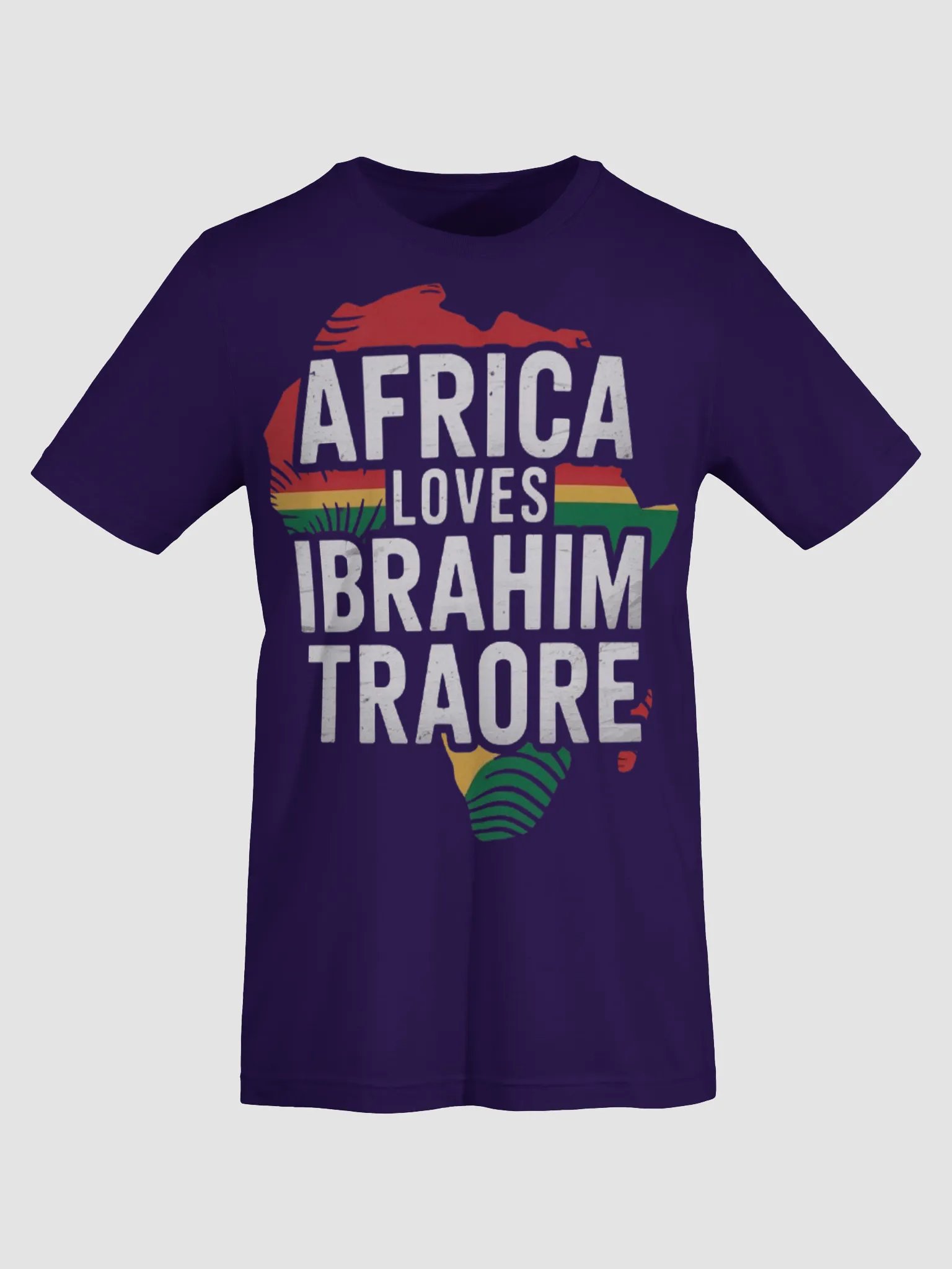 Africa loves Traore Burkina Faso- Ibrahim Traoré Supersoft T-shirt product image (70)