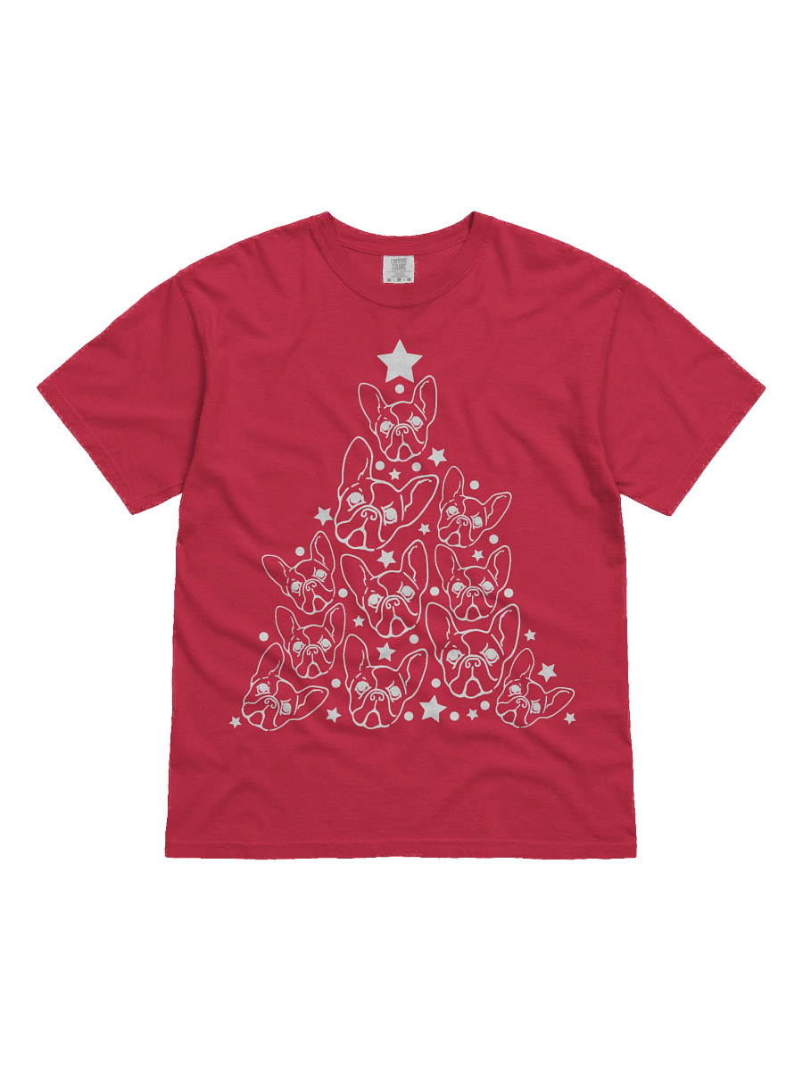 French Bulldog Christmas Tree T-Shirt product image (31)