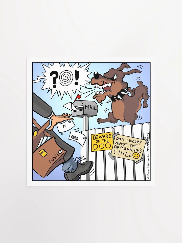 Beware of the Dog - Resident Dragon Poster product image (1)