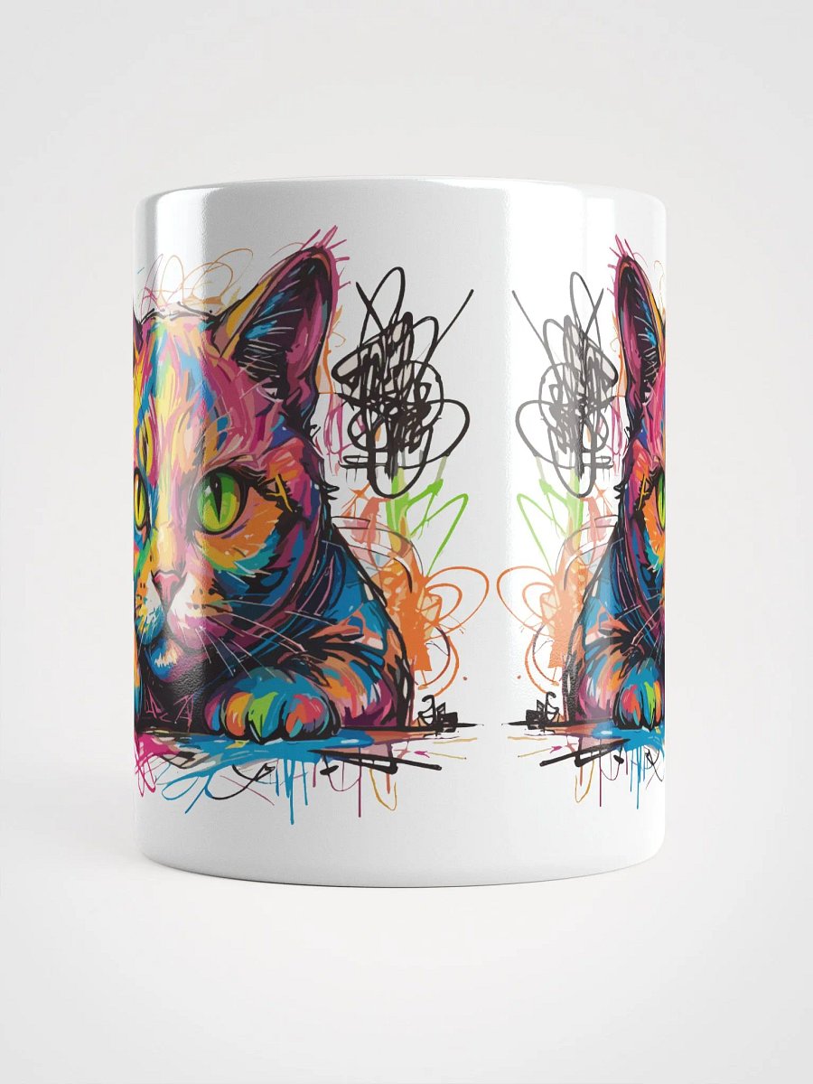 Graffiti Scribbles Cat 3 , Mug product image (9)