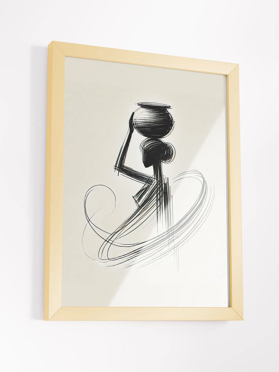 Graceful Pot Carrier - Framed Art product image (34)