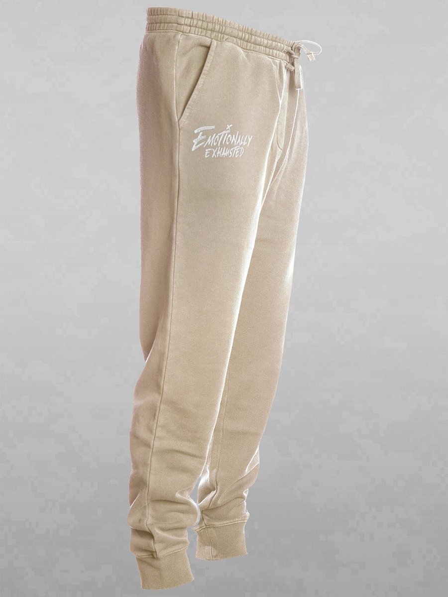 EMOTIONALLY EXHAUSTED SWEATPANTS - SANDSTONE product image (2)