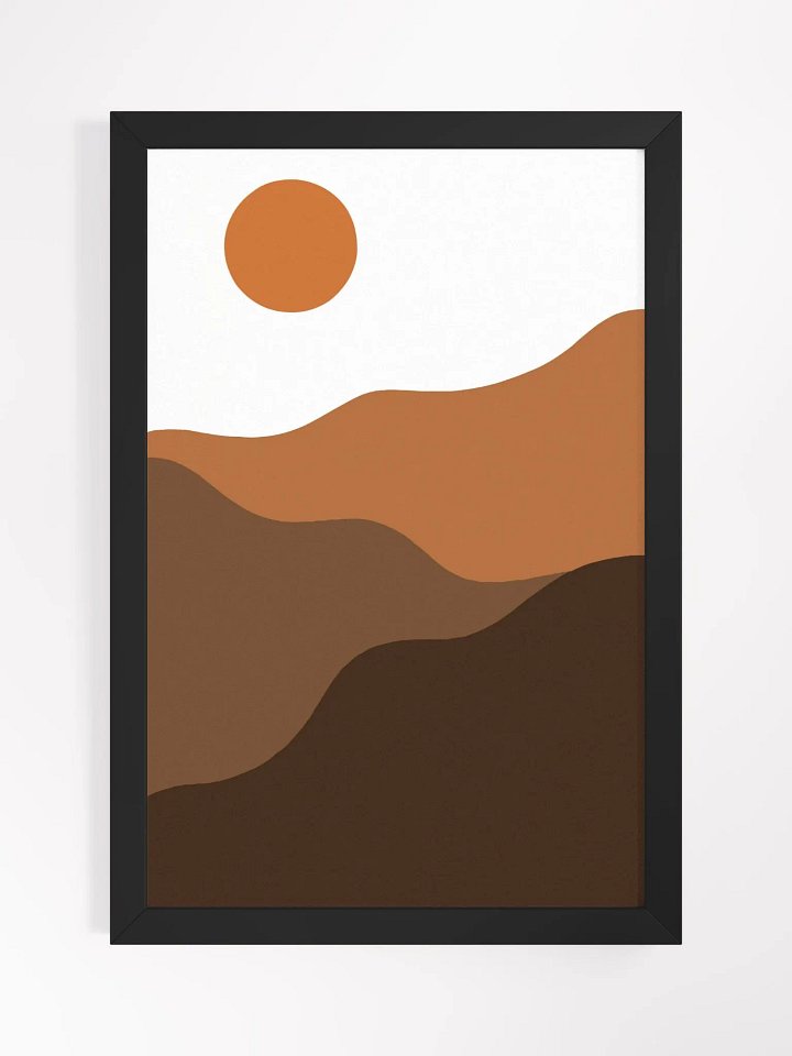 Sundown Serenity Framed Poster product image (1)