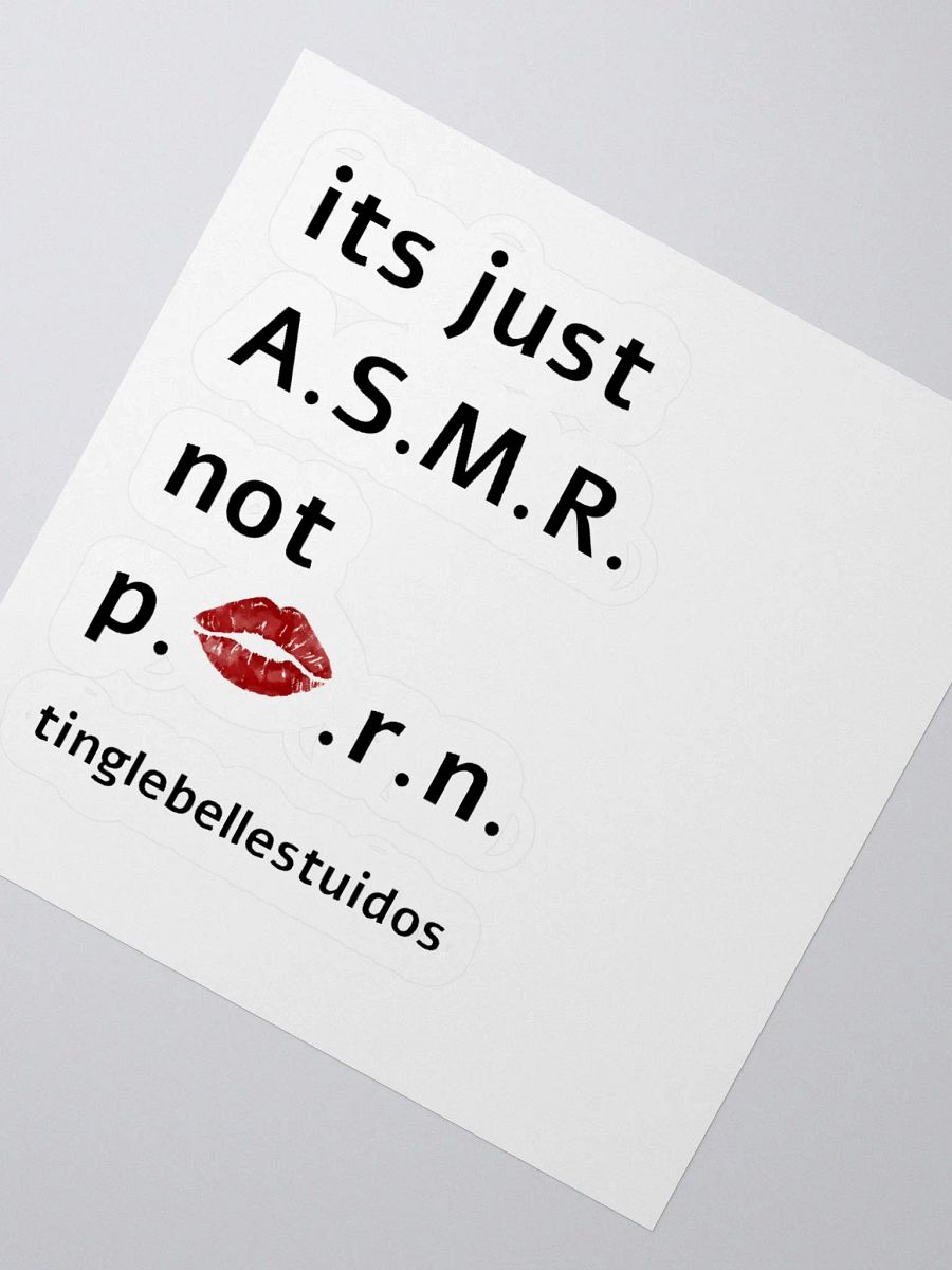 ASMR not p*rn sticker product image (6)