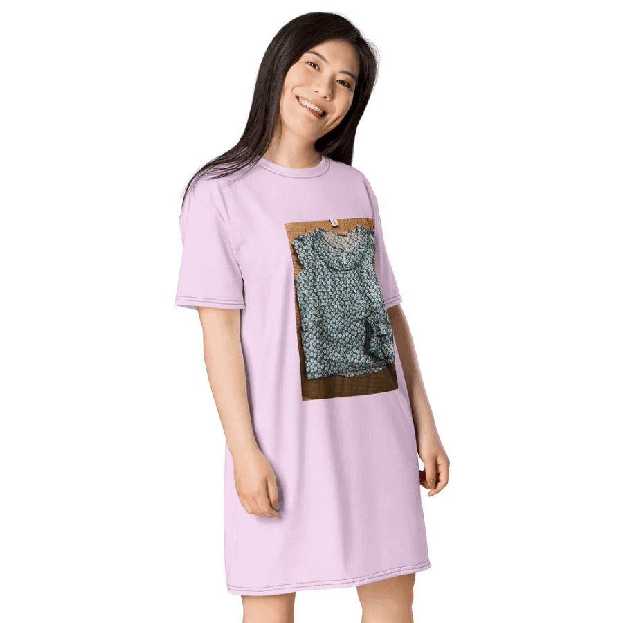 Váy thun in toàn thân/Full body printed T-shirt dress product image (12)
