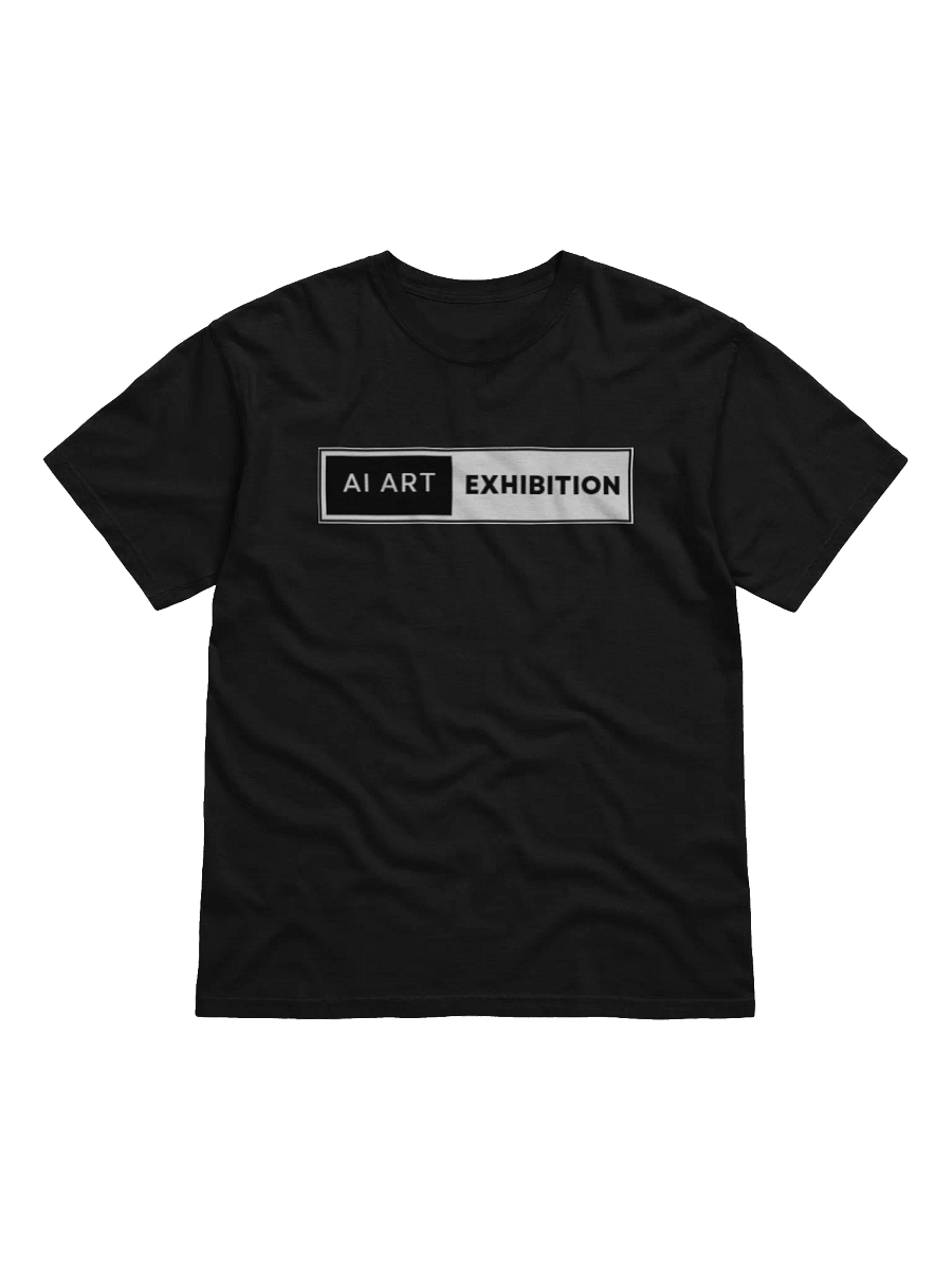 "AI ART EXHIBITION LOGO" 100% cotton T-shirt product image (1)