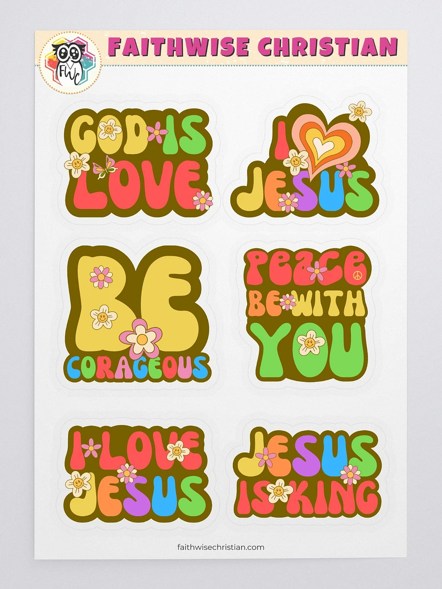 Groovy Christian Sticker Sheet product image (3)