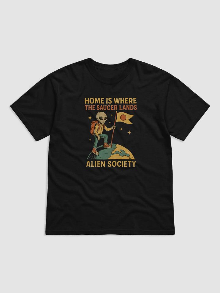 Saucer Lands Alien Society Tee product image (1)