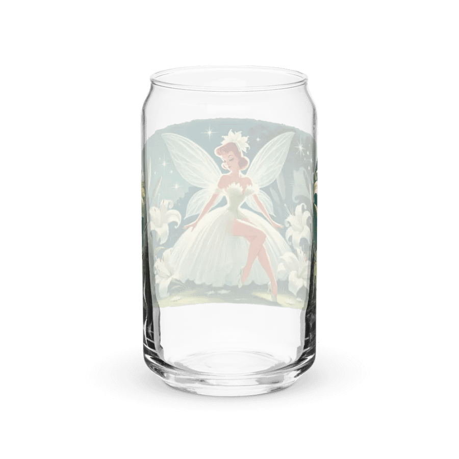 Enchanted Lily Fairy Can-Shaped Glass product image (38)