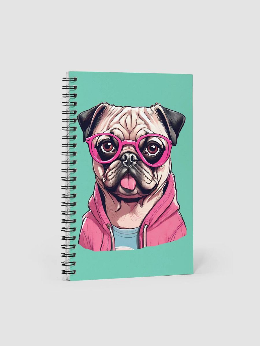 Geeky Pug Spiral Notebook product image (2)
