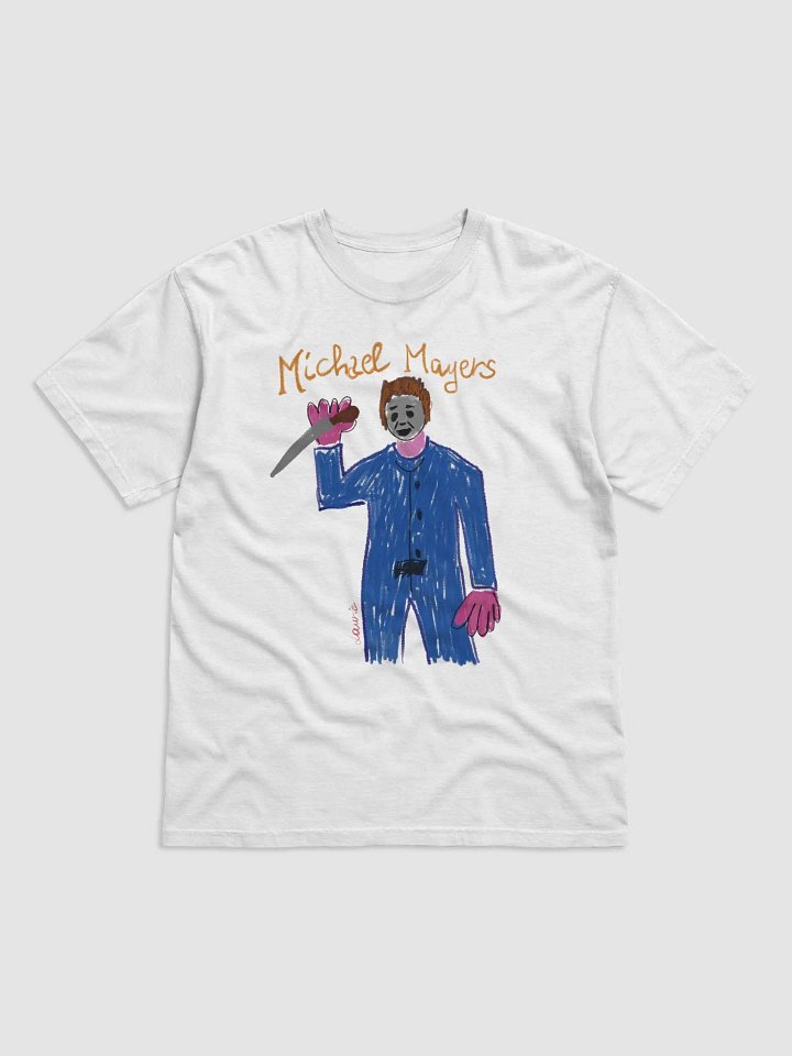 🔪 "MAYERS" CreepyKids Unisex Horror Halloween Slasher Tee Art Print🎃 product image (1)